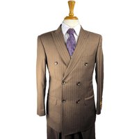 Costume de gros pour hommes Brown.Pins
