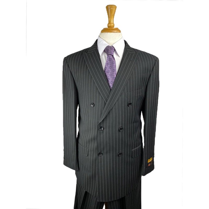 Veste de costume en noir et blanc pour hommes