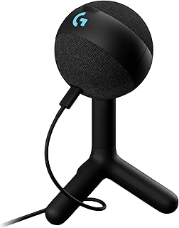 Microphone USB Logitech G Yeti Orb Condensateur pour Gaming et Streaming