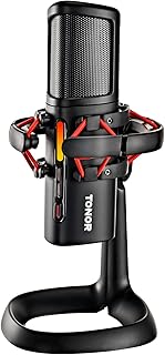 Microphone USB TONOR pour Gaming, Podcasting et Enregistrement — Micro USB