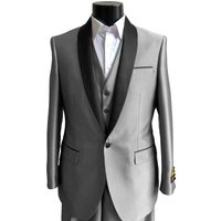 NLO-Shark-Tux Argent - Tuxedo élégant par Tuxedo Wholesale Distributors — Costumes et vestons pour hommes