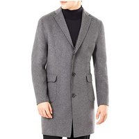 Manteau de laine gris classique pour hommes