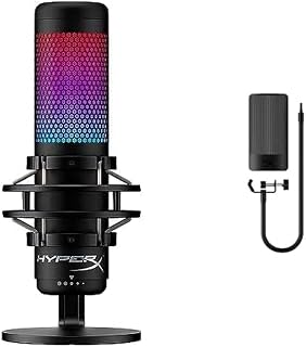 HyperX QuadCast S RGB USB Condenser Microphone with Pop Filter — Usb Microphone