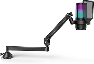 InnoGear USB Gaming Microphone Set with Noise Cancellation and Boom Arm — Usb Microphone