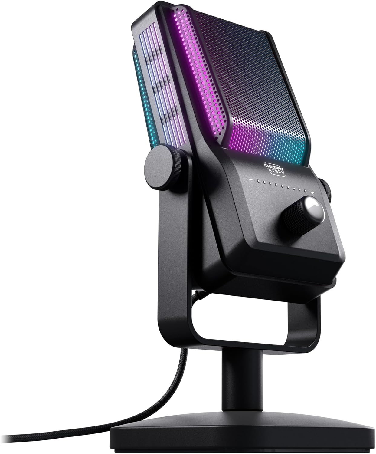 Microphone USB NGALE R pour enregistrements et streaming avec éclairage RGB — Micro USB