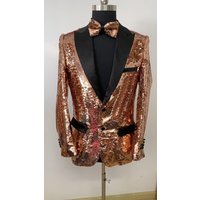 Blazer en Sequins Dorés pour Hommes — Costumes et vestons pour hommes
