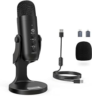 ZealSound USB Microphone for Podcasting, Streaming, and Content Creation — Usb Microphone