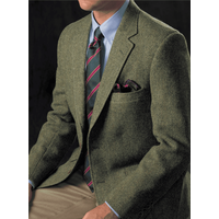 Manteau de sport en tweed vert - Blazer en tweed — Costumes et vestons pour hommes