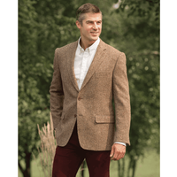 Tweed Blazer in Brown — Mens Suits & Blazers