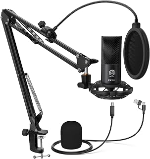 USB Condenser Microphone, Single Directional Stand — Usb Microphone