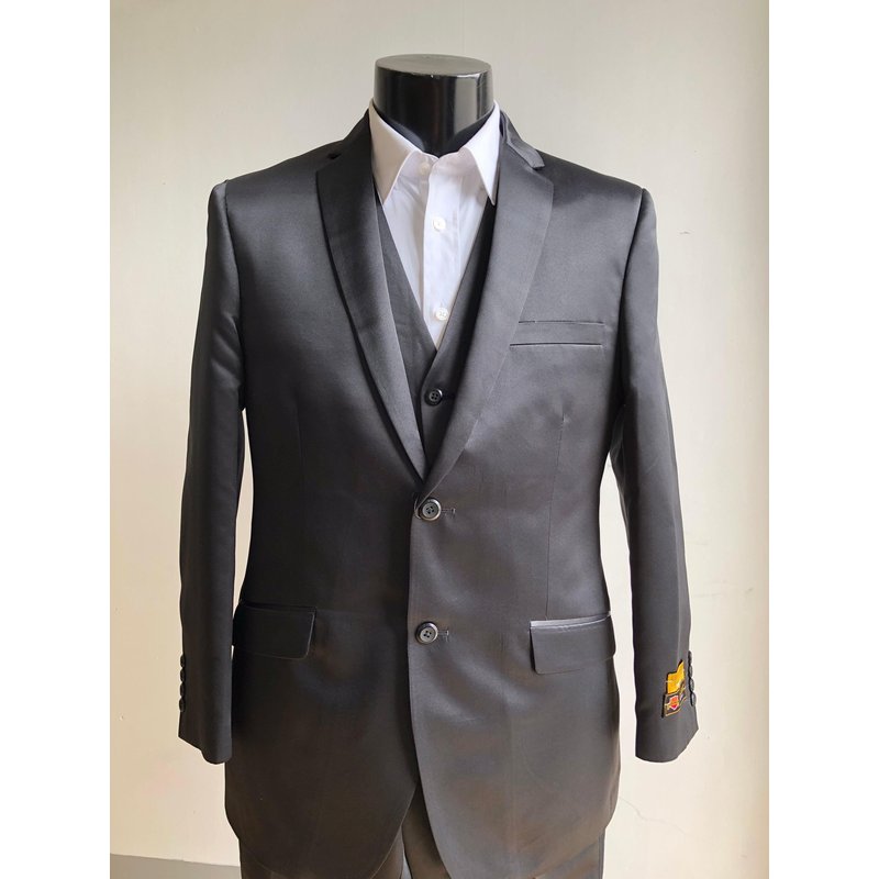 Slim Fit Prom Suit - Jet