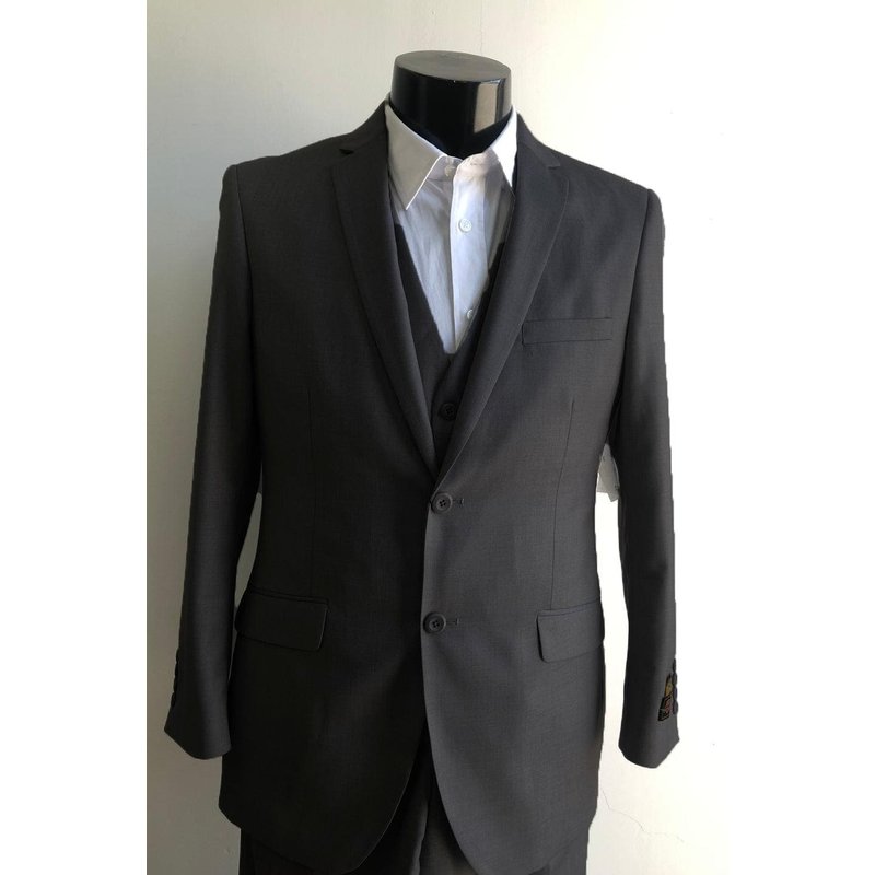 Slim Fit Prom Suit - Black