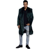 Manteau en fausse fourrure pour hommes - Veste longue élégante — Accessoires de mode