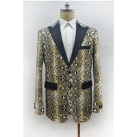 Mens Snakeskin Blazer
