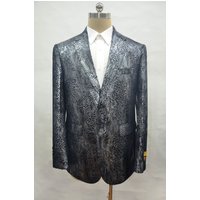 Alberto Nardoni Men's Snakeskin Blazer - Black