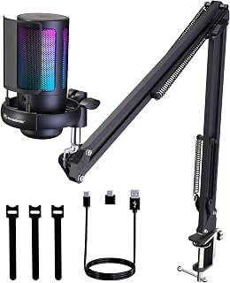 Microphone USB Gaming K Kasonic pour PC et studio à domicile — Micro USB