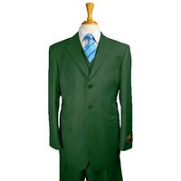 Costume d'affaires olive grande taille pour hommes — Costumes et vestons pour hommes