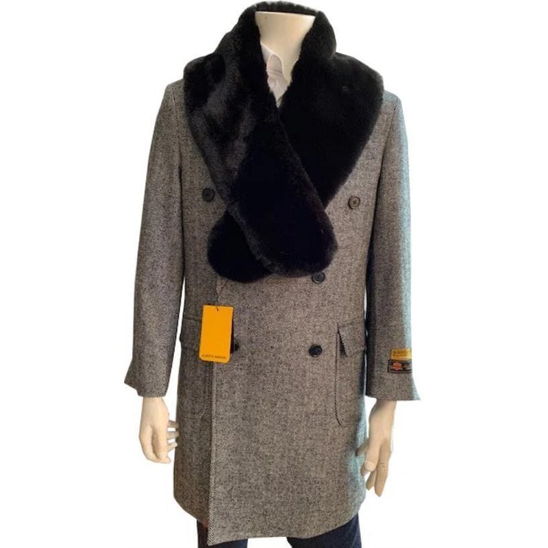 Manteau Peacoat pour Hommes Grande Taille - AlbertoNardoniStore — Veste d'hiver Hommes