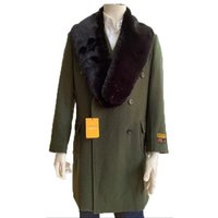 AlbertoNardoniStore Caban grand et grand pour hommes - Olive
