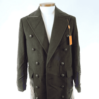 Pardessus militaire uni en laine mélangée pour homme — Veste d'hiver Hommes