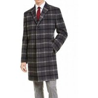 Alberto Nardoni Peaky-03 3 Button Car Coat Wool Blend — Fashion Accessories