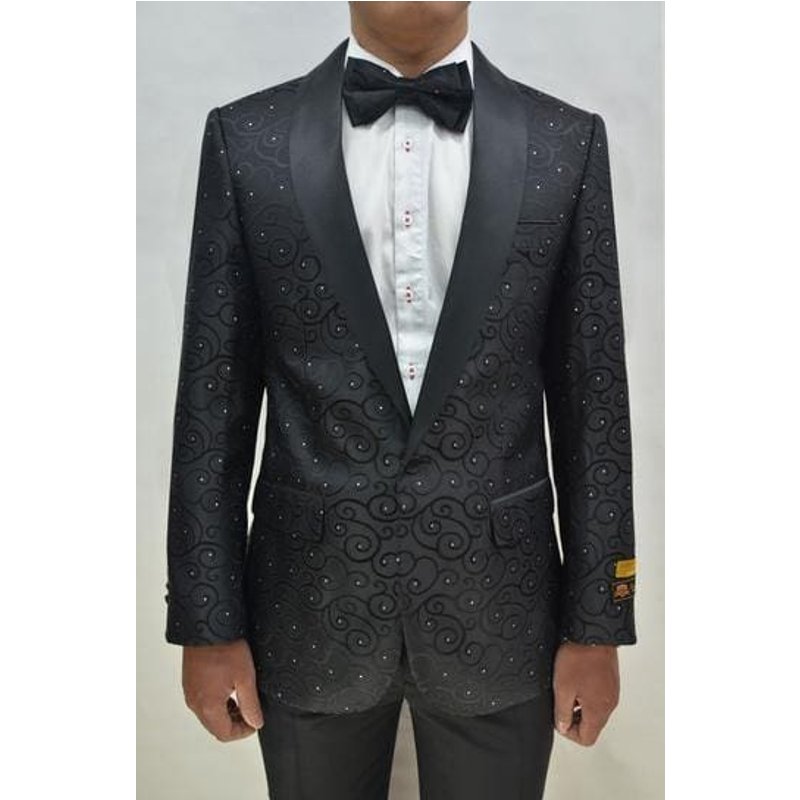Tuxedo de bal pour hommes - Vegas Noir/Noir