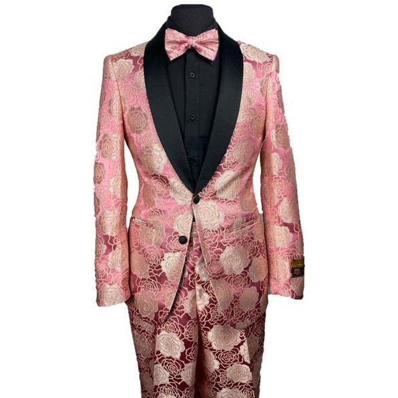 Tuxedo Floral pour Hommes - Vienna-Rose
