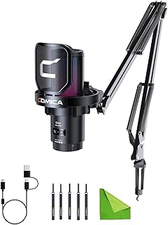 Comica USB Microphone for Computer and Smartphone, 48kHz/24bit — Usb Microphone