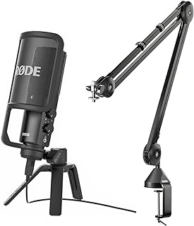 Rode NT-USB Studio-Quality USB Microphone with Boom Arm Bundle — Usb Microphone