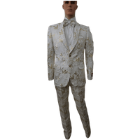Tuxedo Rose Blanc pour Hommes - Costume 2 Pièces — Costumes et vestons pour hommes