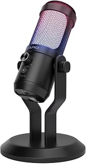JARO USB Condenser Microphone with Noise Cancellation and RGB — Usb Microphone
