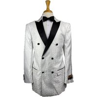 Tuxedo Blanc à Double Boutonnage pour Événements Formels — Costumes et vestons pour hommes