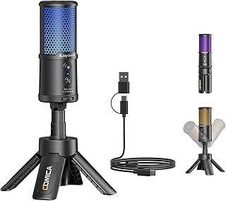 COMICA EJoy Uni S USB Condenser Microphone with Mute and Gain Control — Usb Microphone