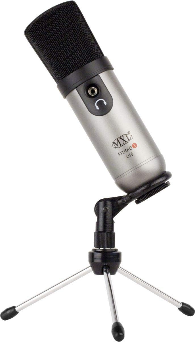 Microphone à condensateur MXL STUDIO 1 RED DOT avec motif cardioïde — Micro USB