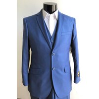 Mens Skinny Indigo Suit
