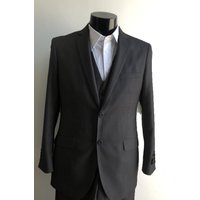 Mens Skinny Black Suit by AlbertoNardoniStore