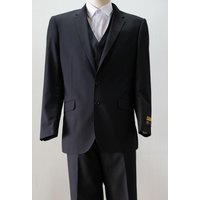 Alberto Nardoni Men's Tailored Black Suit