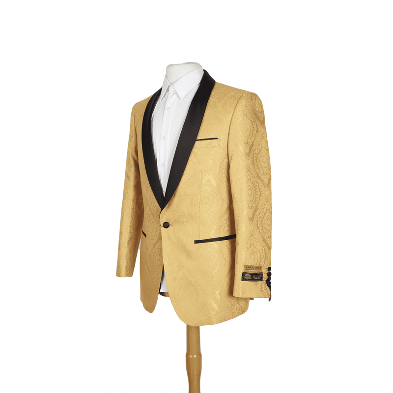Mens Gold Blazer - Dinner Jacket