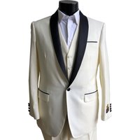 Men's Wedding Tuxedo with One Button