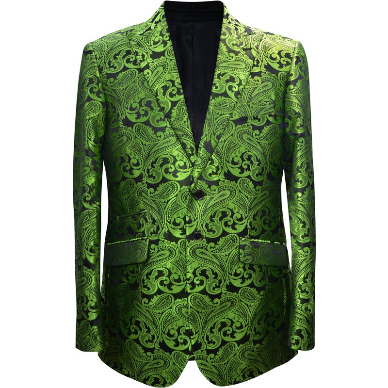 Men's Slim Fit Wedding Tuxedo with Satin Peak Lapel — Mens Suits & Blazers