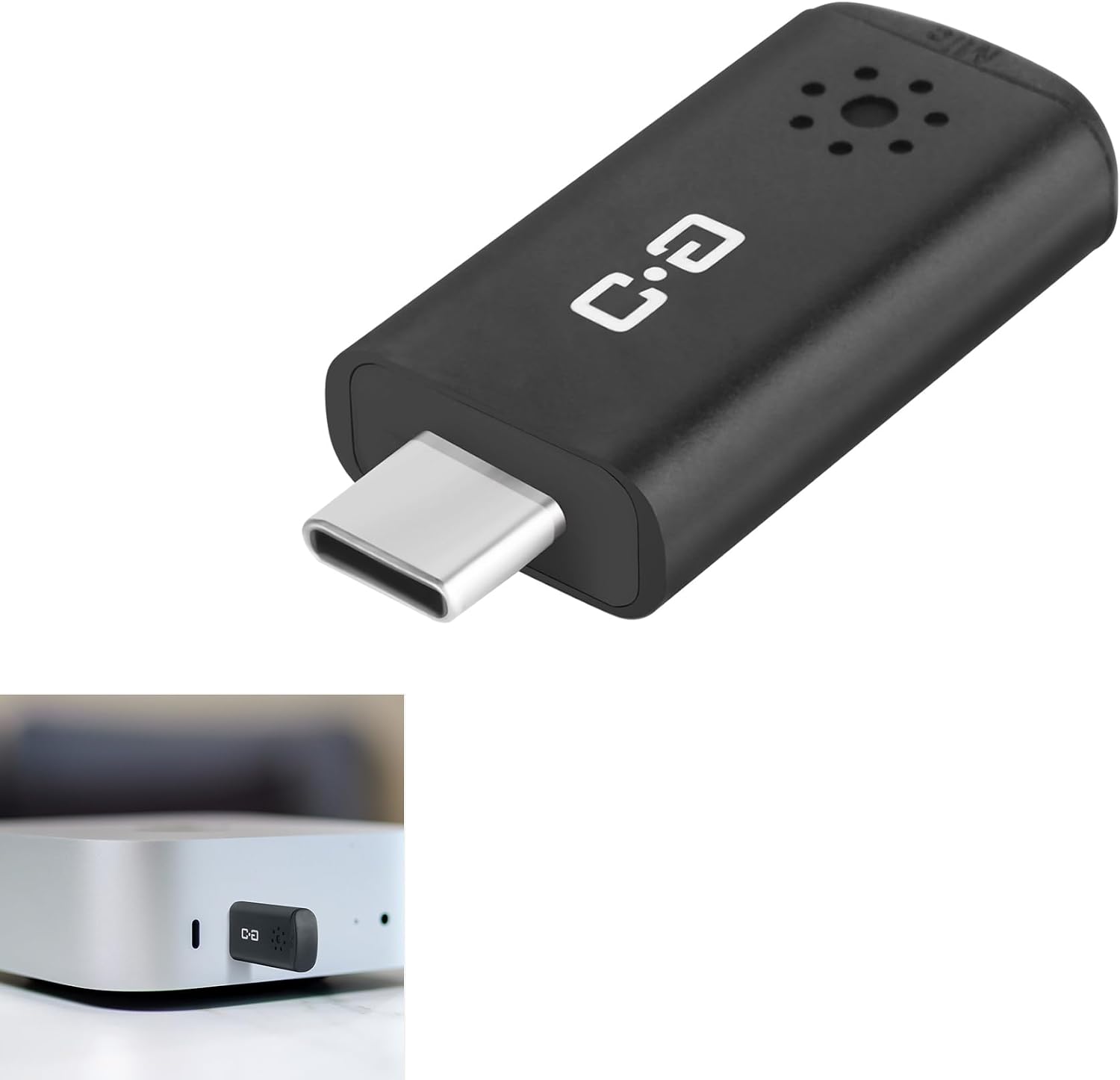 Microphone Mini USB C pour Mac mini M4/M4 Pro & MacBook - Design Portable — Micro USB