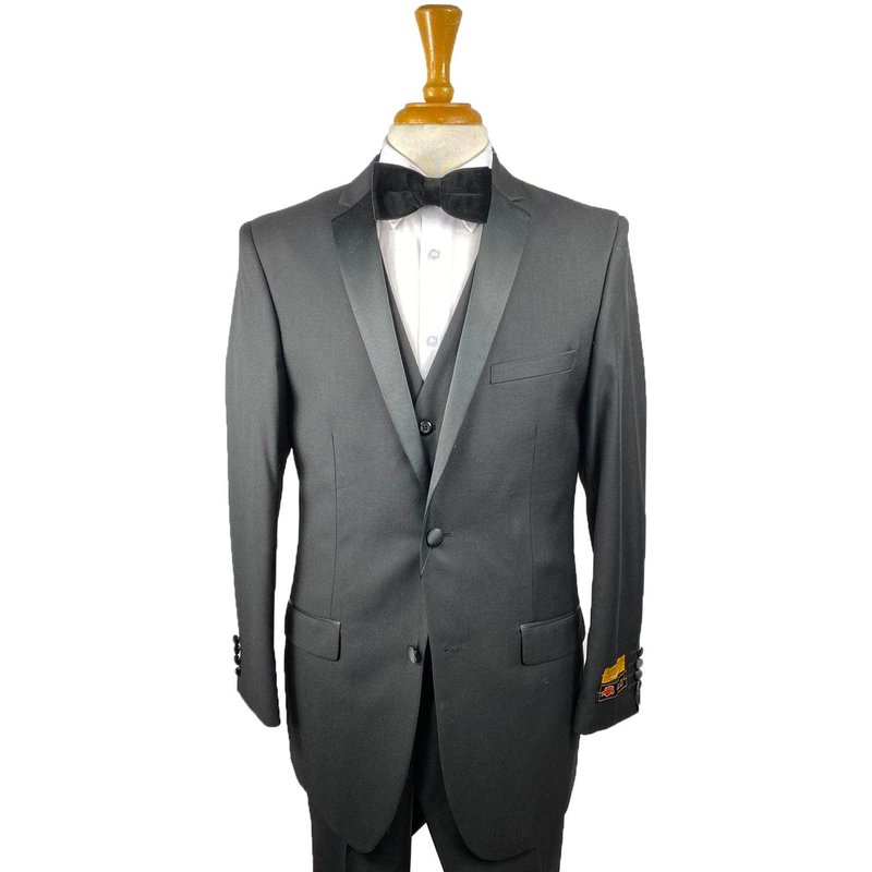 Men's Wedding Tuxedo - Gray — Mens Suits & Blazers