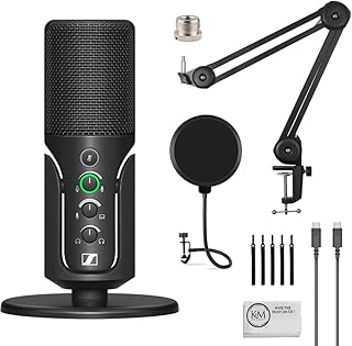 Sennheiser Profile USB Condenser Microphone with Desktop Stand and Accessories — Usb Microphone