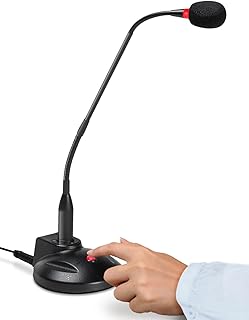 VEC GN-USB-PT Gooseneck Push to Talk Microphone