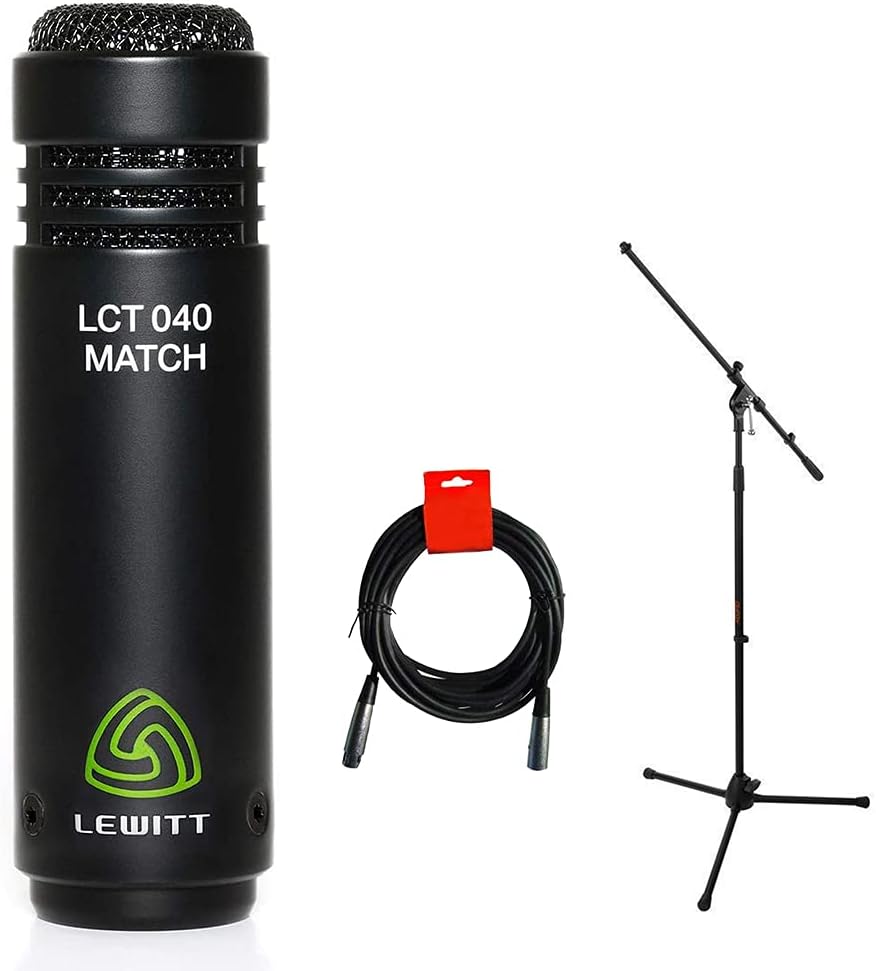 Lewitt LCT 040 Match Small Diaphragm Instrument Microphone Bundle — Usb Microphone