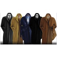 Manteau en Laine pour Hommes - Manteau Rouge
