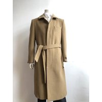 Manteau Trench en Laine pour Hommes - Manteau Camel d'AlbertoNardoniStore — Veste d'hiver Hommes