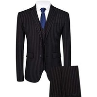 Costume de gangster pour hommes - Motif rayé noir — Costumes et vestons pour hommes