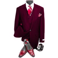 Costume pour hommes des années 1930 - Costume bourgogne — Costumes et vestons pour hommes