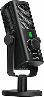 FIFINE USB Podcast Condenser Microphone for Studio Recording and Streaming